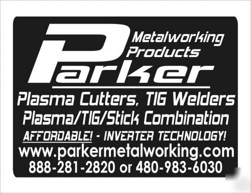 Parkermp 40A plasma cutter/160A tig/stick dual voltage 