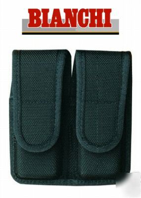 Bianchi accumold 7302H nylon double magazine pouch sz 2