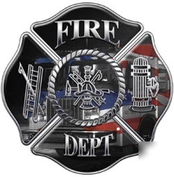 Firefighter decal reflective 6