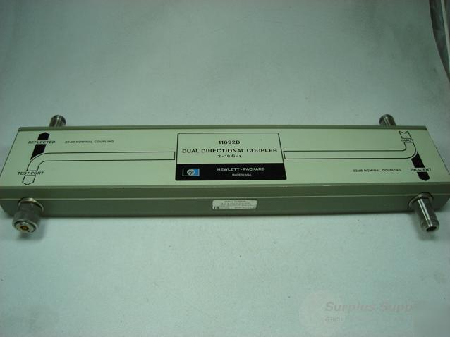 Hp 11692D dual directional coupler 2 - 18 ghz
