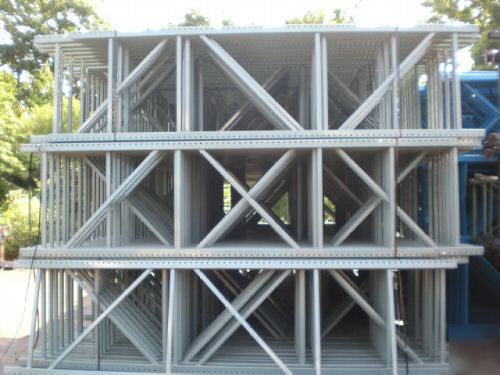 Interlake style pallet rack shelving 42 deep 152 tall