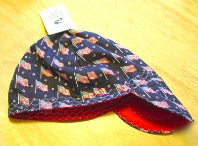 New usa flag american mini stars welding hat 7 5/8