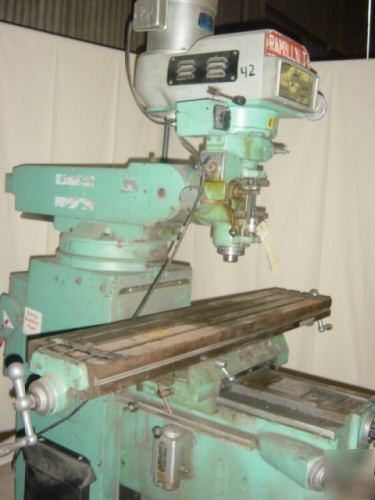 Ramillxlt milling machine bridgeport style 50X10 table