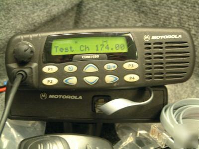 Motorola CDM1550 vhf w/ remote mount head