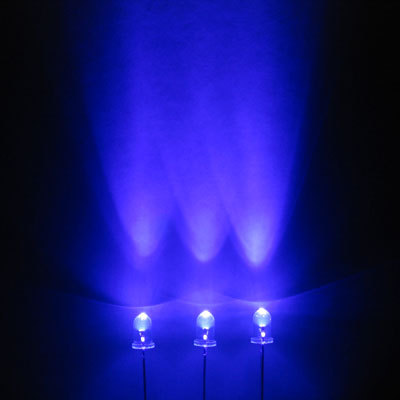 Uv led set of 5000 ultra violet 400-410NM 5MM f/r