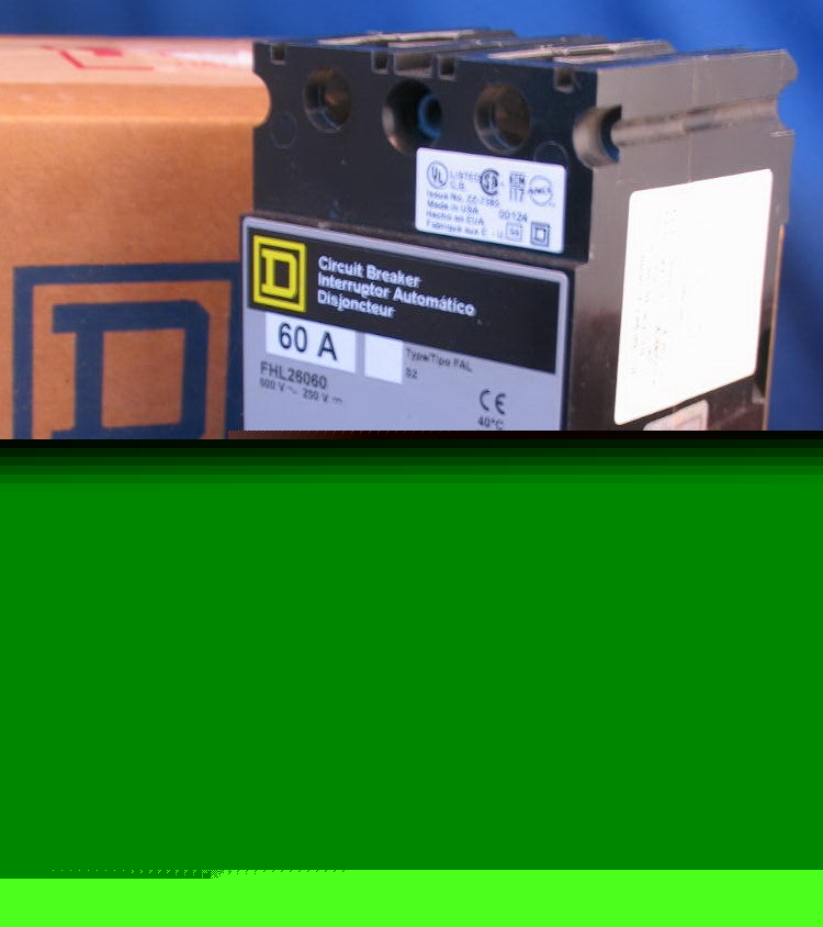 FHL26060 square d circuit breaker 2 pole 60 amp ... 