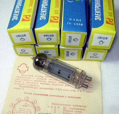 6P18P / EL82 audiophile pentode tubes lot of 8
