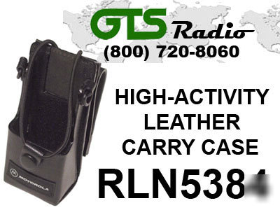 Motorola RLN5384 leather carry case belt loop for CP200
