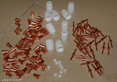 150 pcs air plasma cutter consumables. suit pt-31 torch