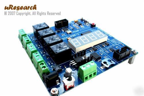 Bsc-ii basic stamp 2P controller 7SEG relay rtc a/d I2C
