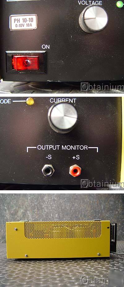 Systron donner ph 10-10 power supply 10VDC 10A