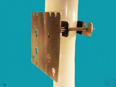 Bracket, stainless steel universal mounting