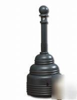 Attractive cigarette butt disposal receptacle container