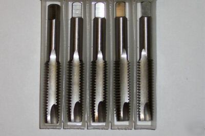 New 5-pack hss metric spiral point plug taps M10 x 1.0