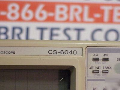 Kenwood cs-6040 oscilloscope 150 mhz / 4 ch no 