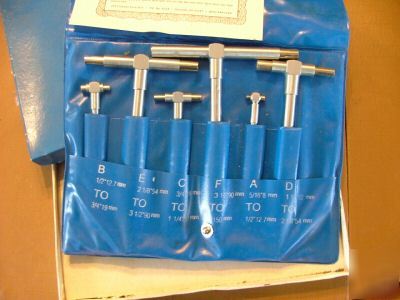 Cen tech telescoping gauges 6 pcs. adjustable 5/16