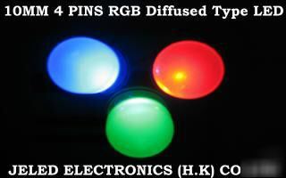 200X10MM 4PIN diffused rgb common ca manual control led