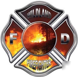 Firefighter fire fd decal reflective 2