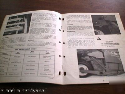 New holland 474 haybine mower-conditioner manual b-i-n 